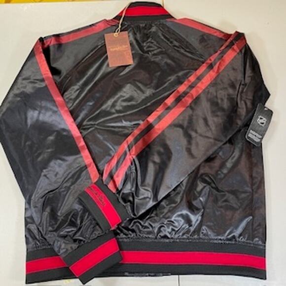 Chicago Blackhawks Mitchell & Ness Women's Satin Jacket - Picture 2 of 2